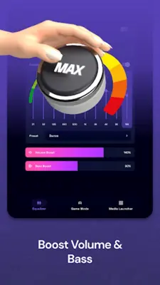 Volume Booster - Equalizer Pro android App screenshot 4